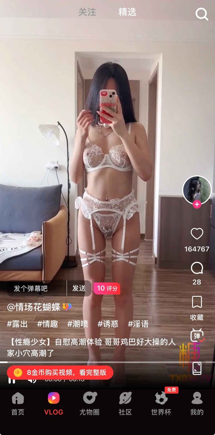 竖屏播放页，进度条标免费，下方为金币购买完整版